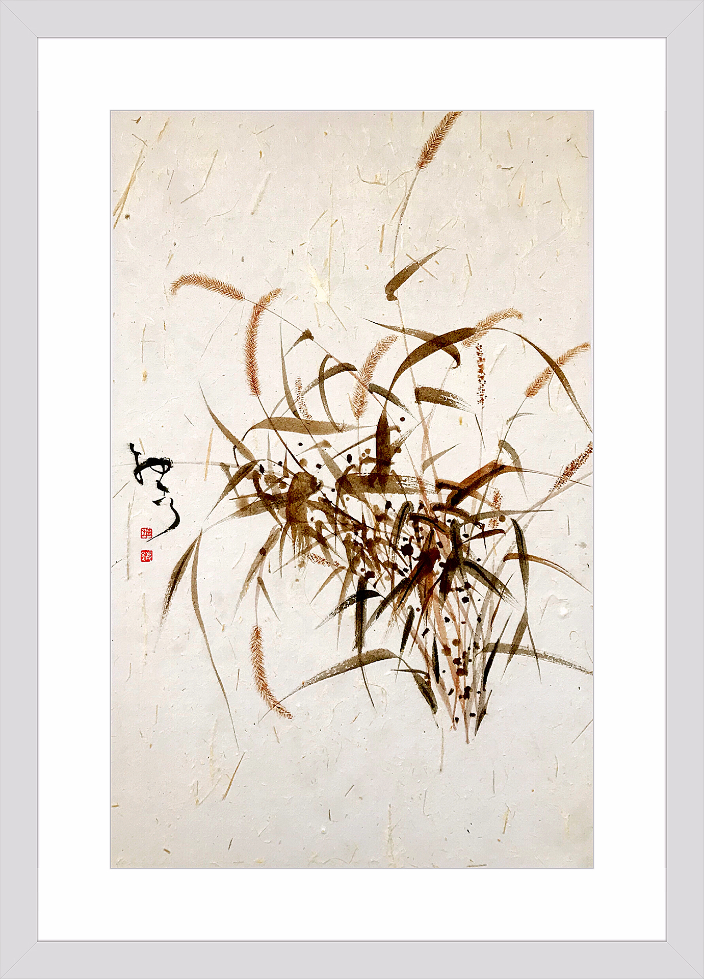 周牧天日记:～～～再写狗尾巴草,乱是其天性