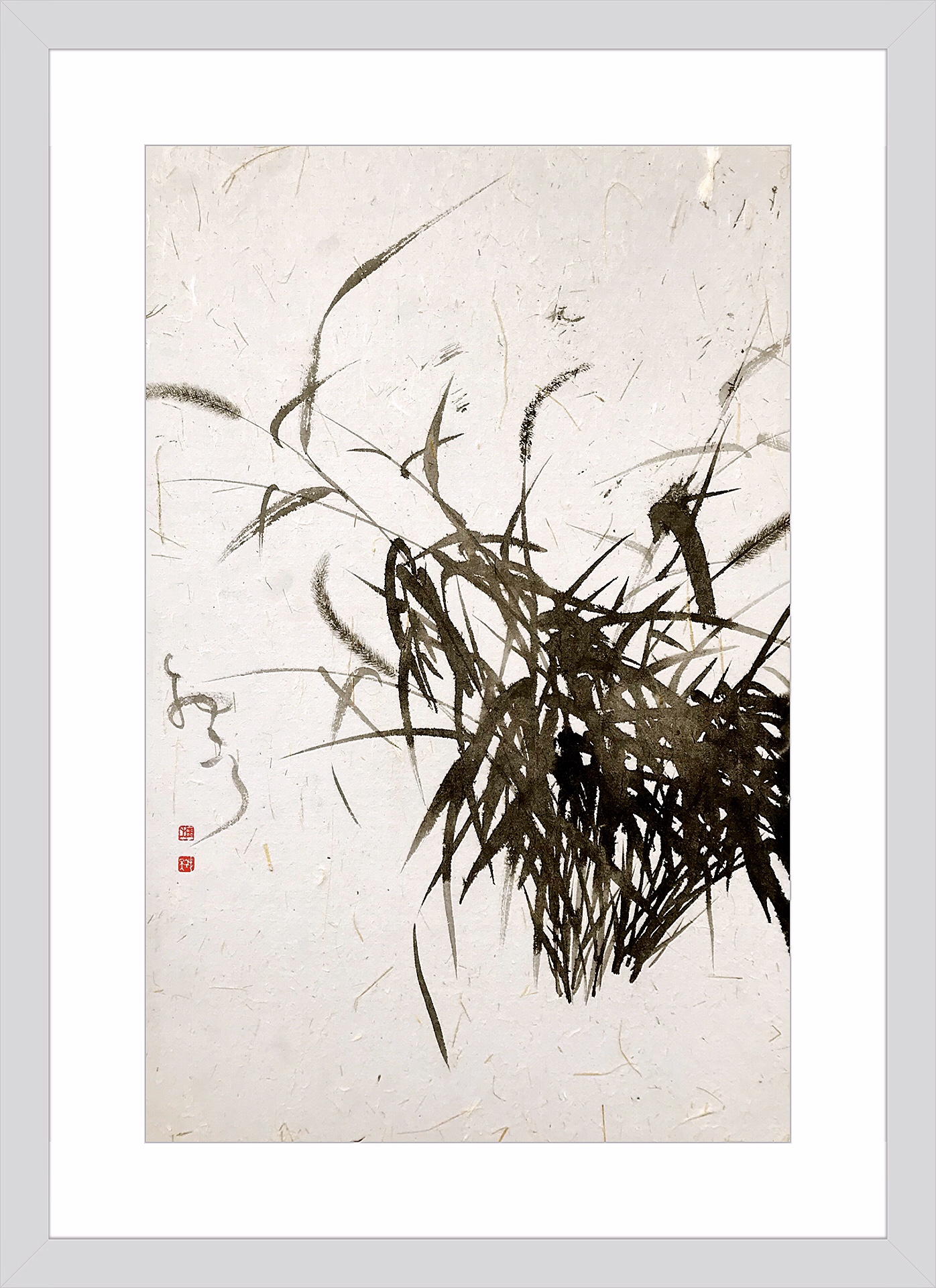 周牧天日记:狗尾巴草,我泼我墨