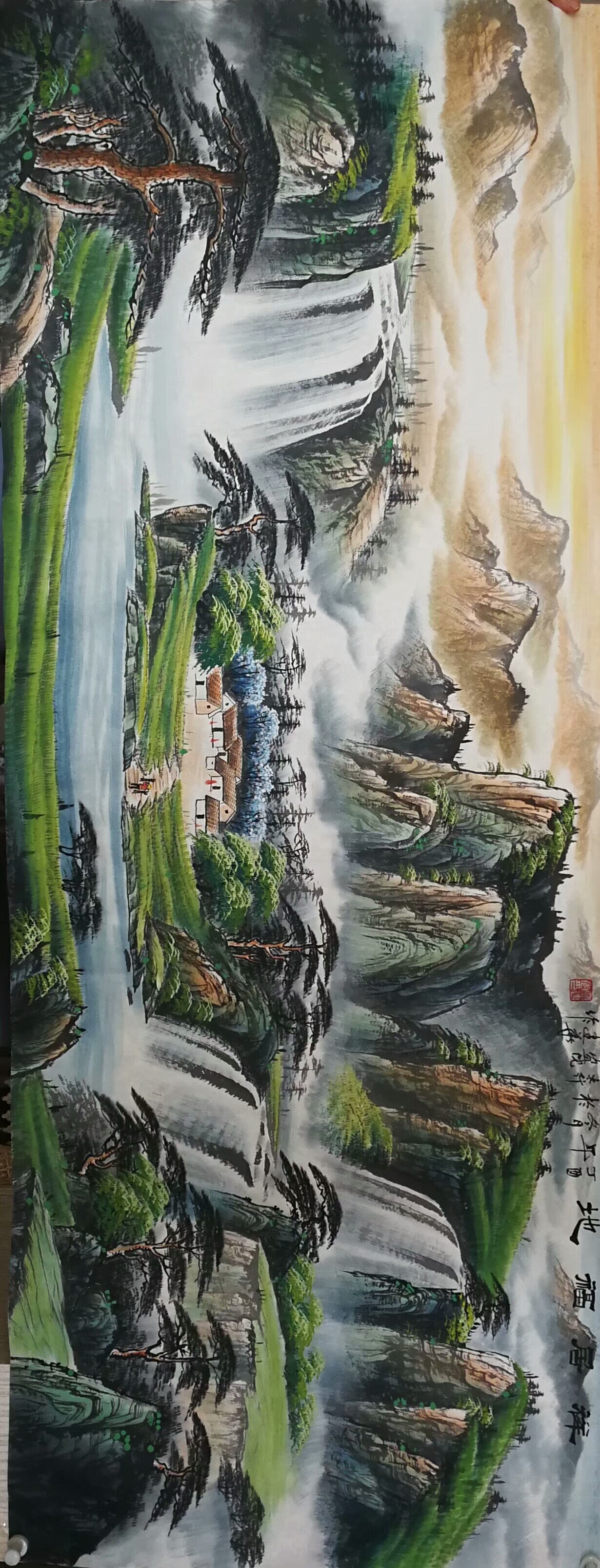 小六尺的(祥居福地)请老师们欣赏指导[握手][抱拳]