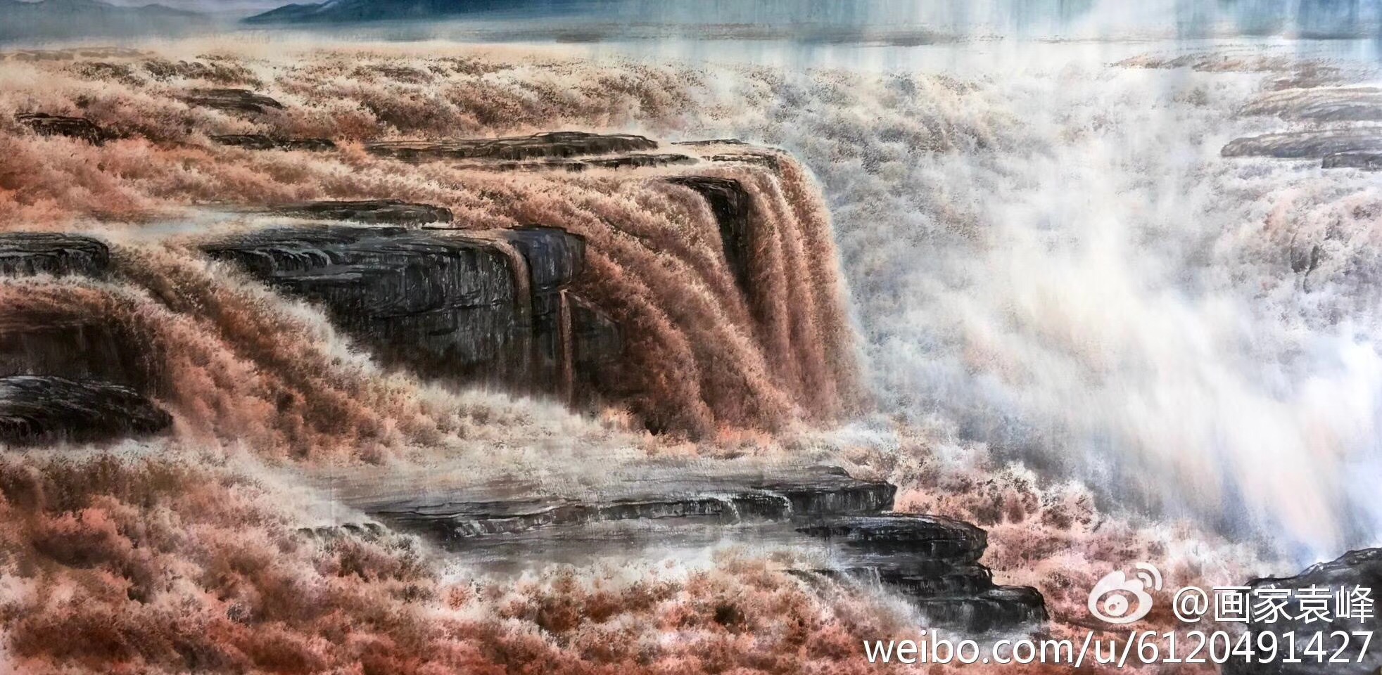 单玉清画黄河“黄河之水天上来”_凤凰网视频_凤凰网