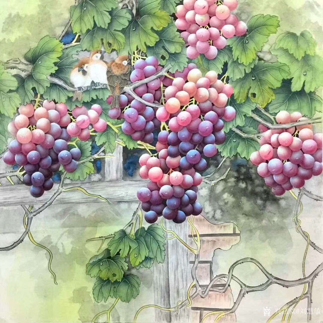 《水果家园系列》|纯艺术|国画|邦邦画画 - 原创作品 - 站酷 (ZCOOL)
