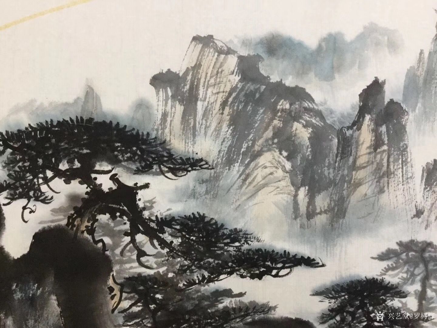 水墨苍松国画,松柏画,名家画苍松(第9页)_大山谷图库