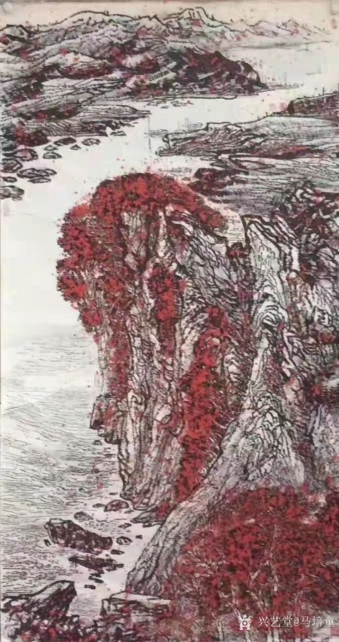 马培童收藏:对话吴伟山水画,潘玮萱评马培童(69) 吴伟湖北武汉人_兴艺堂