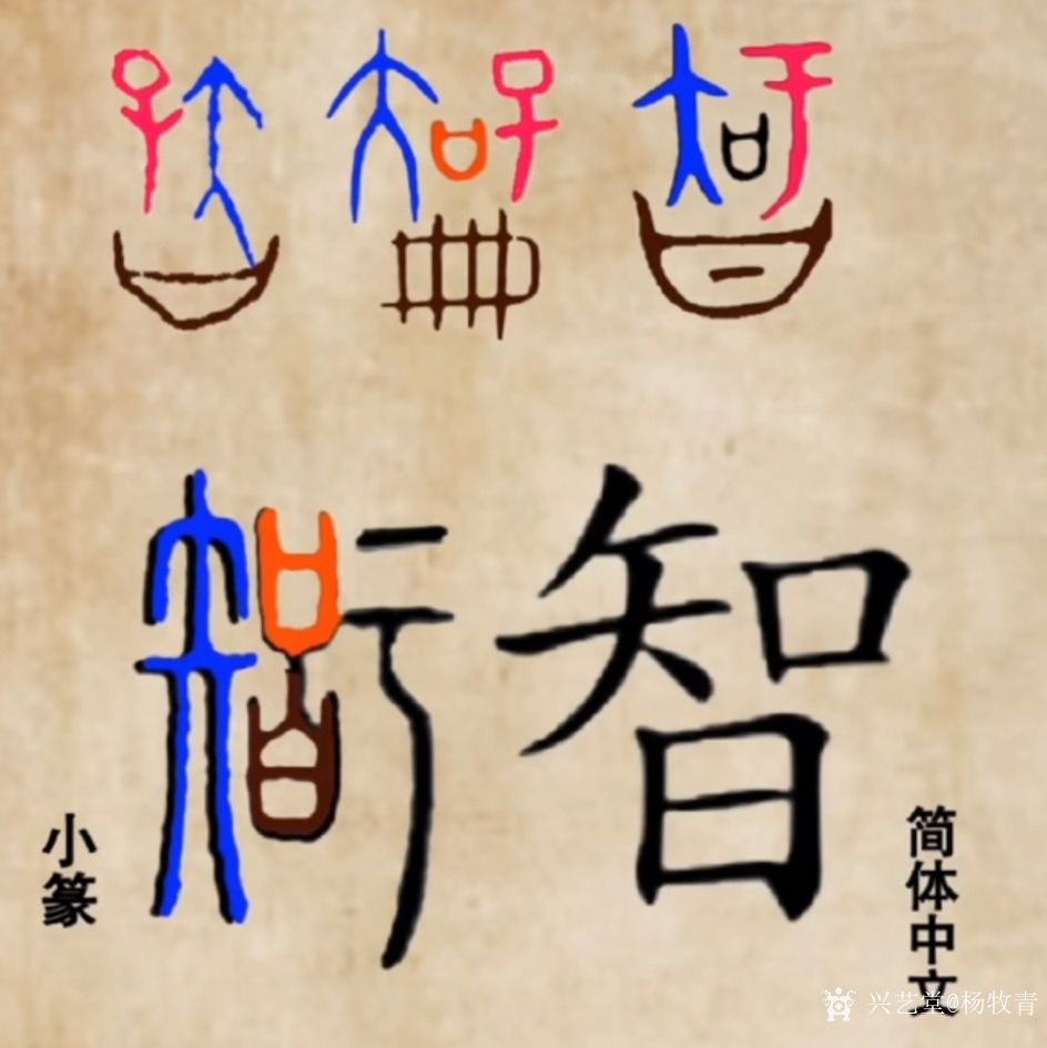 杨牧青日记:智字:杨牧青甲骨文非卜辞说之解读:殷商早期时的字形结构一一告_兴艺堂