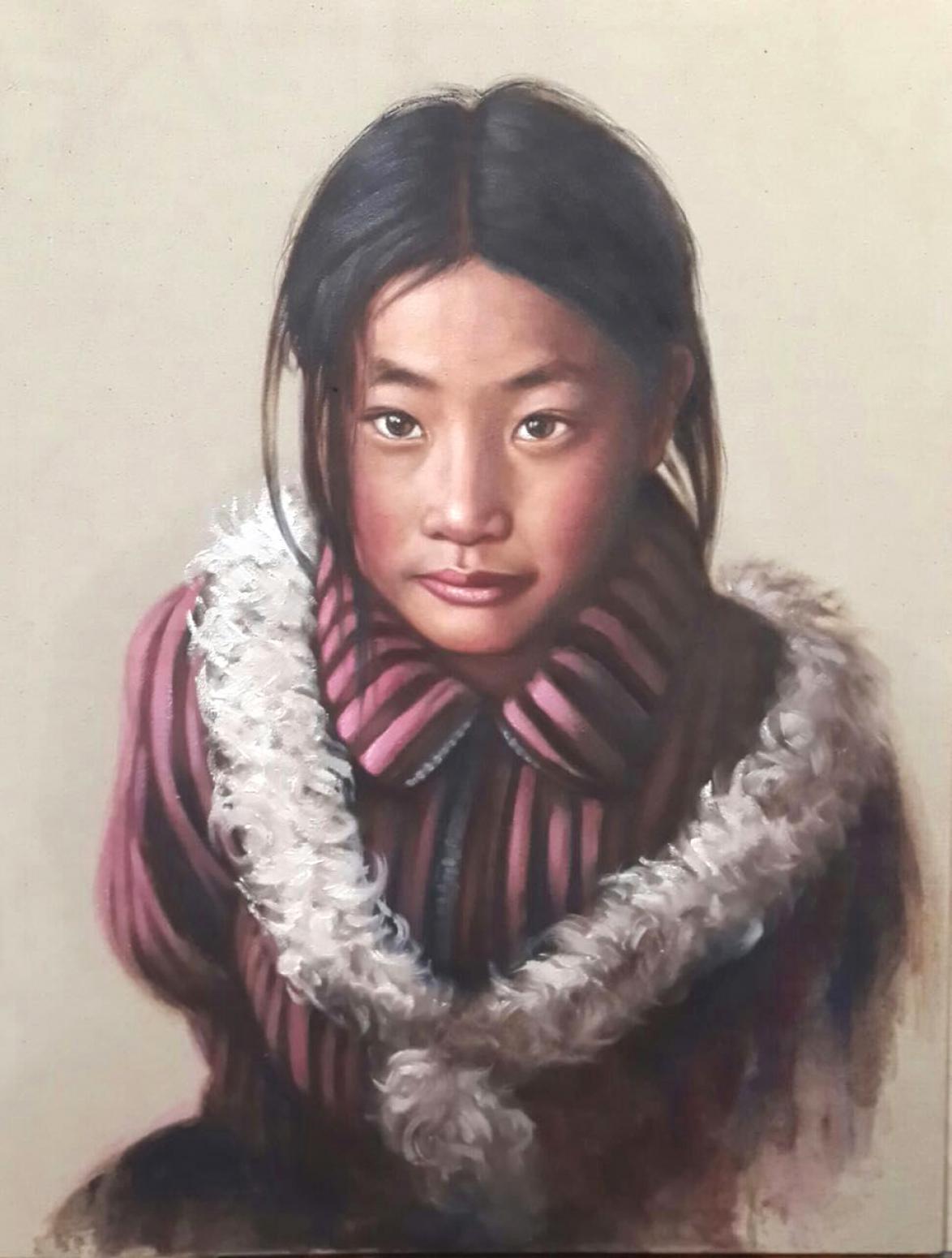 王集林油画作品《【民族魂系列一】作者王集林》【图0】