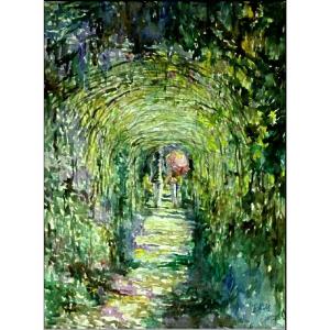 艺术品图片：艺术家王积强油画作品名称《【花季】作者王积强》价格7440.00 元