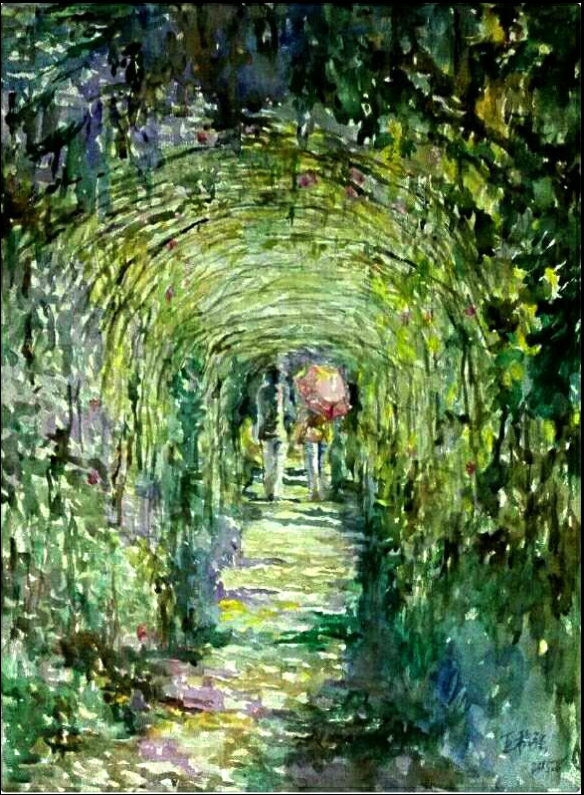 王积强油画作品《【花季】作者王积强》【图0】