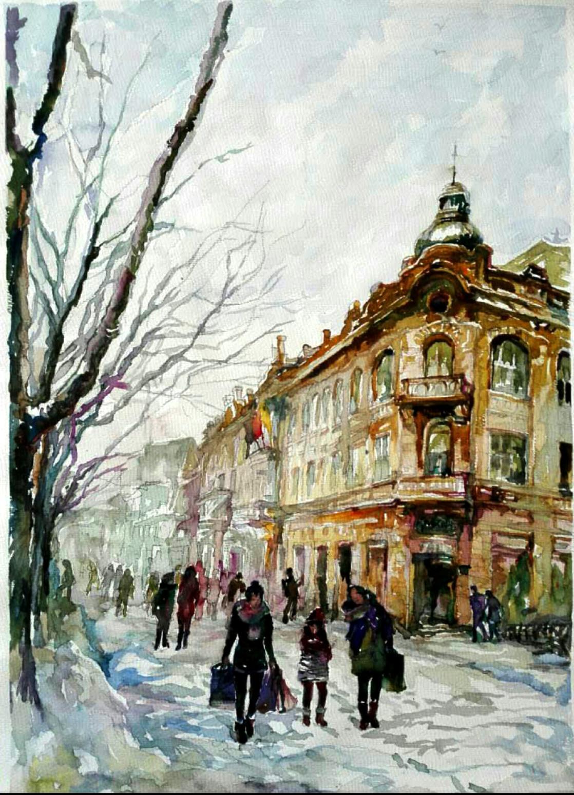 王积强国画作品《【买年货】作者王积强》【图0】