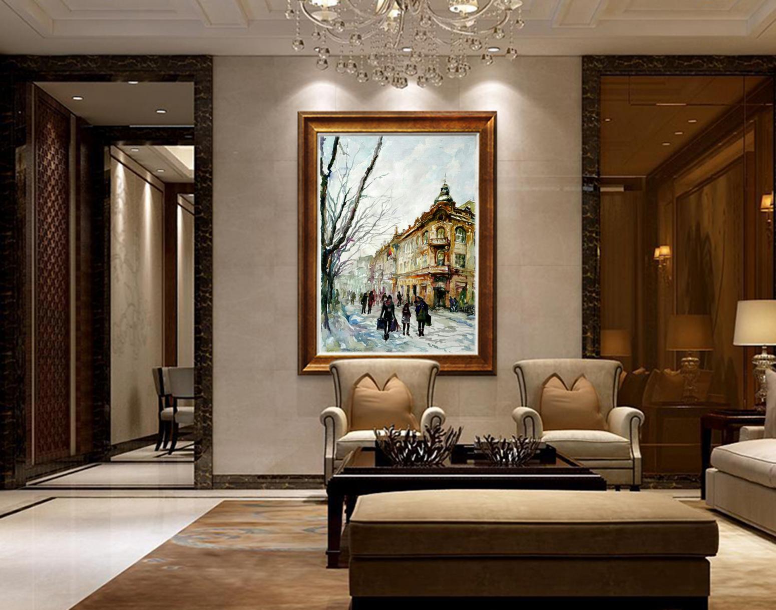 王积强国画作品《【买年货】作者王积强》【图2】