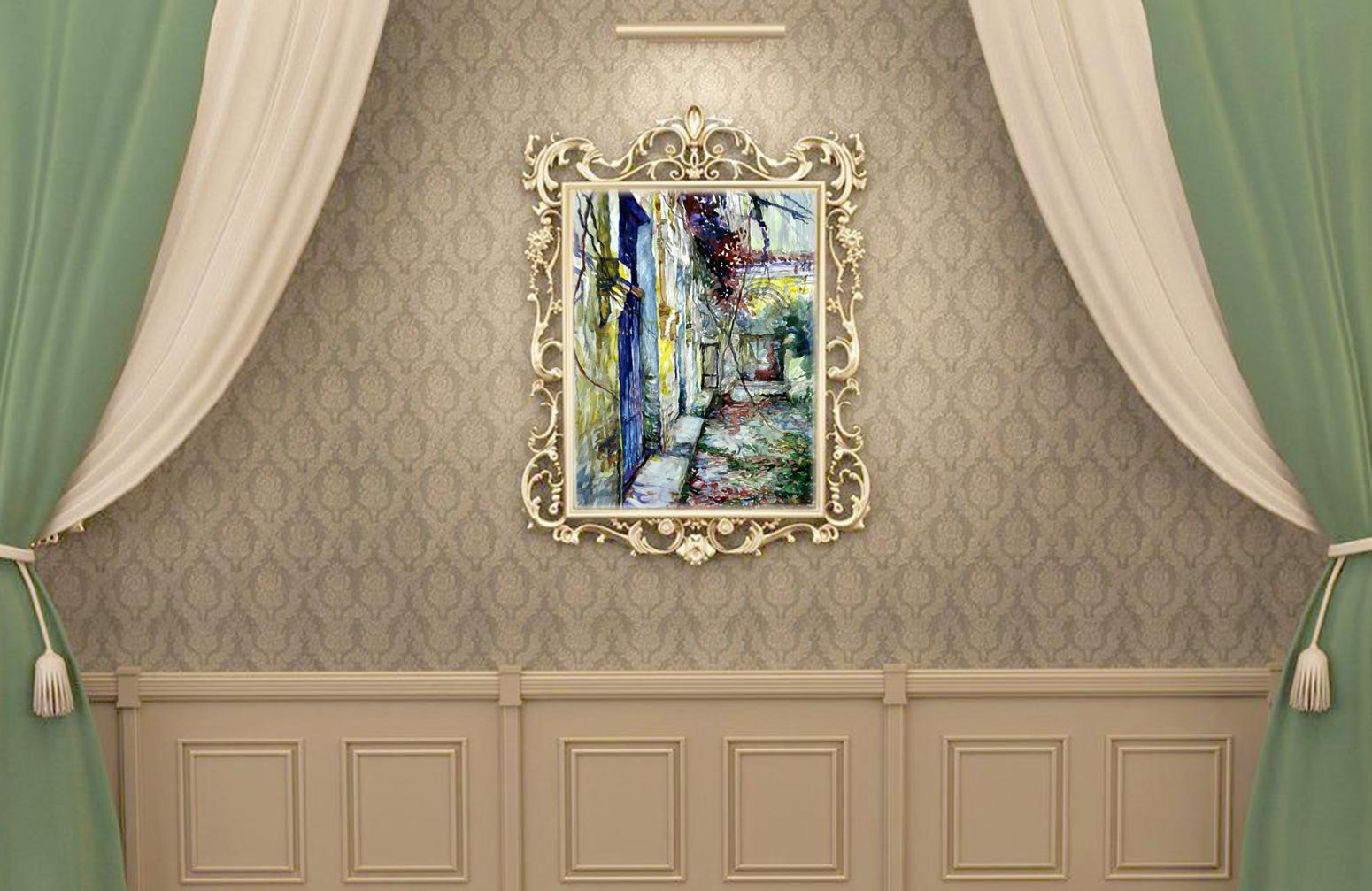 王积强油画作品《【秋忆】作者王积强》【图1】