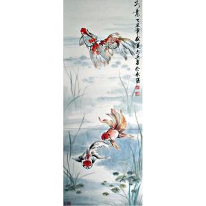 魏太兵国画作品《【无忧】作者魏太兵 卷轴》价格672.00元