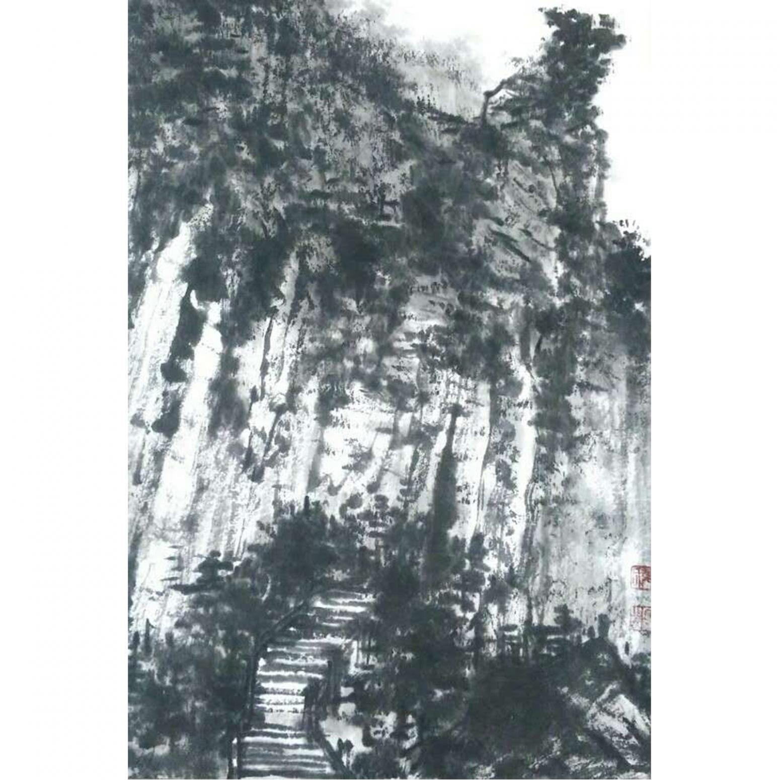 张文健国画作品《【册页写生】作者张文健》