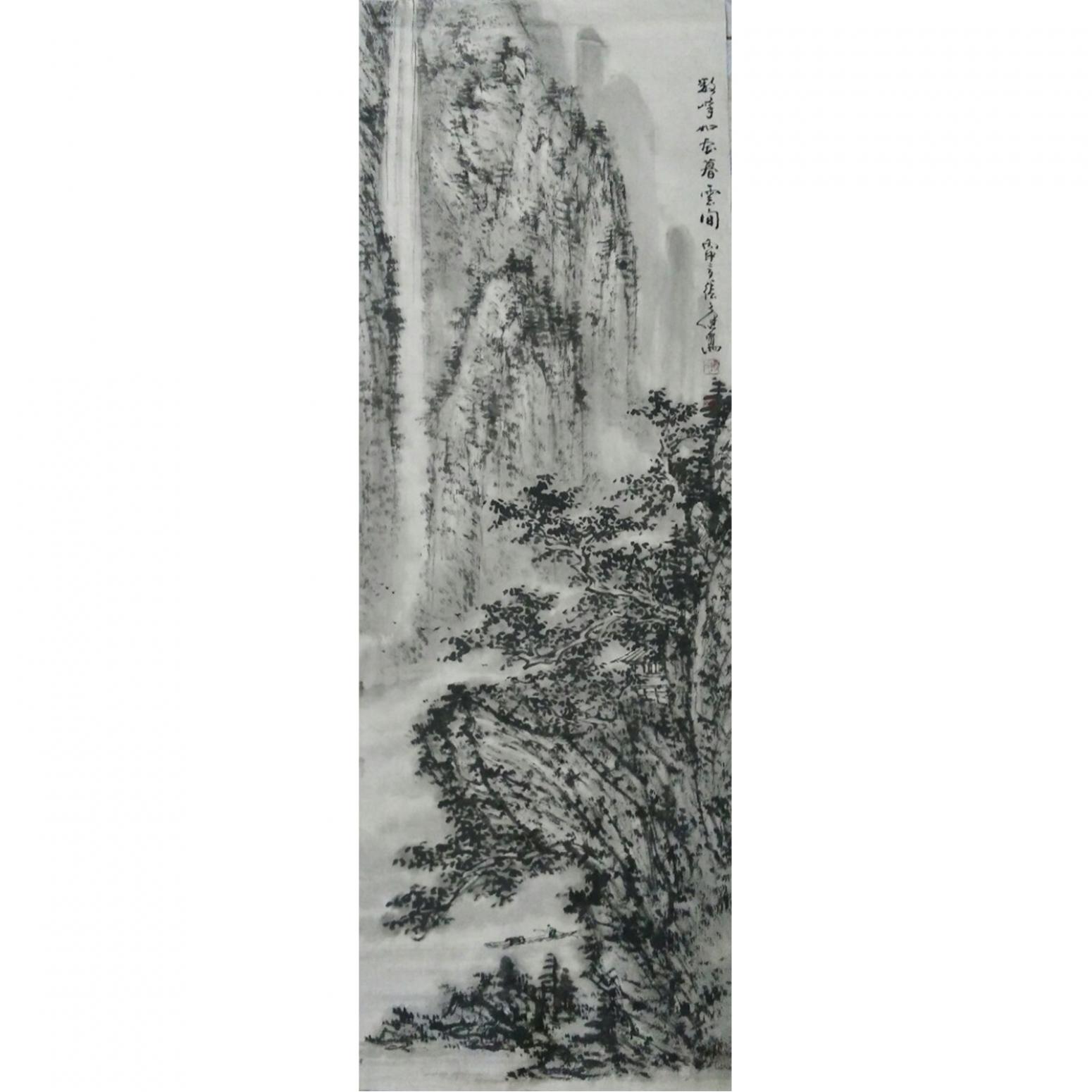 张文健国画作品《【野暮】作者张文健》