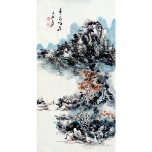 艺术品图片：艺术家周现宏国画作品名称《【小桥流水人家】作者周现宏》价格480.00 元