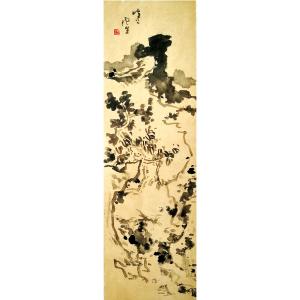 艺术品图片：艺术家周现宏国画作品名称《【仿古小条幅万里无踪】作者周现宏》价格360.00 元