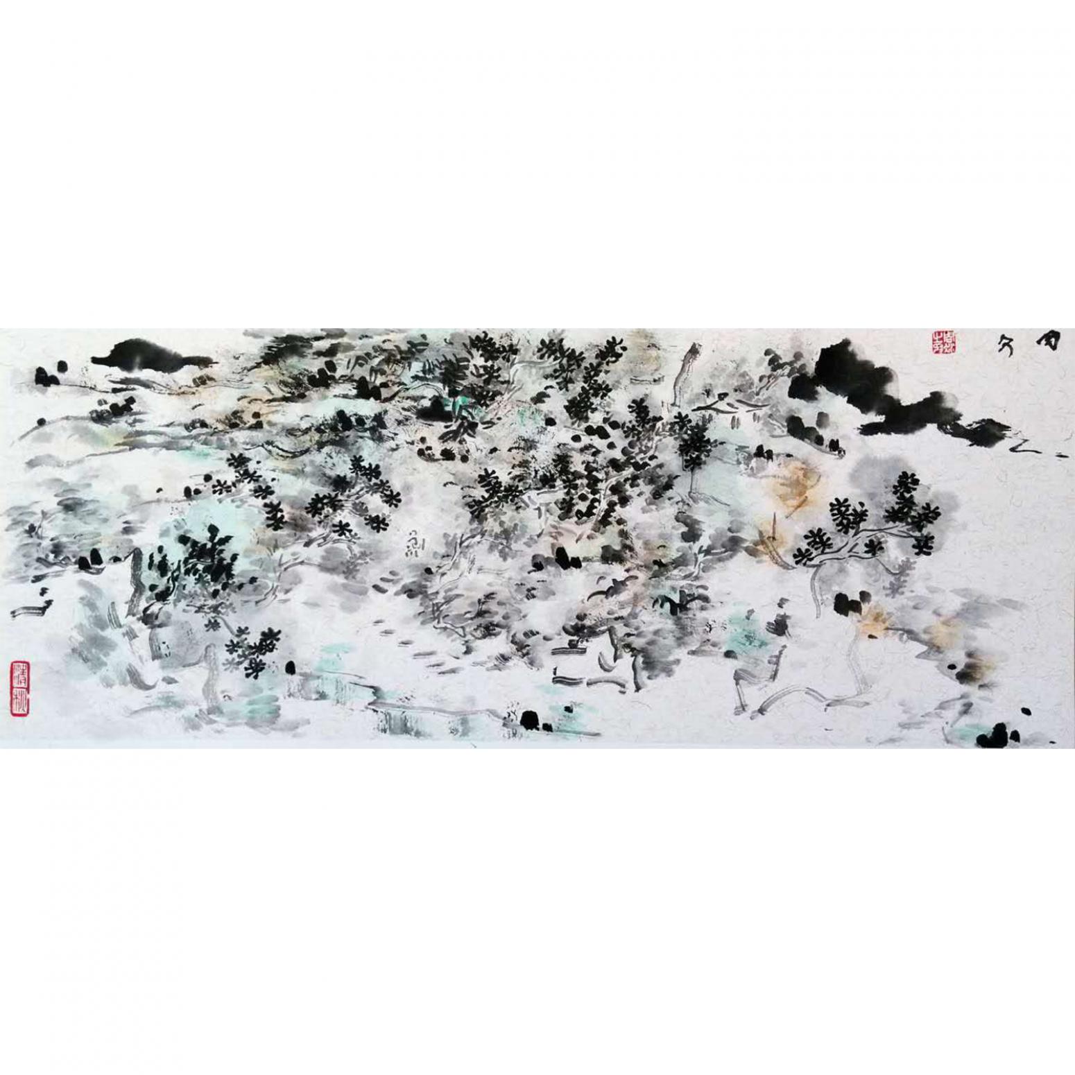 周现宏国画作品《【无名 硬卡纸】作者周现宏》