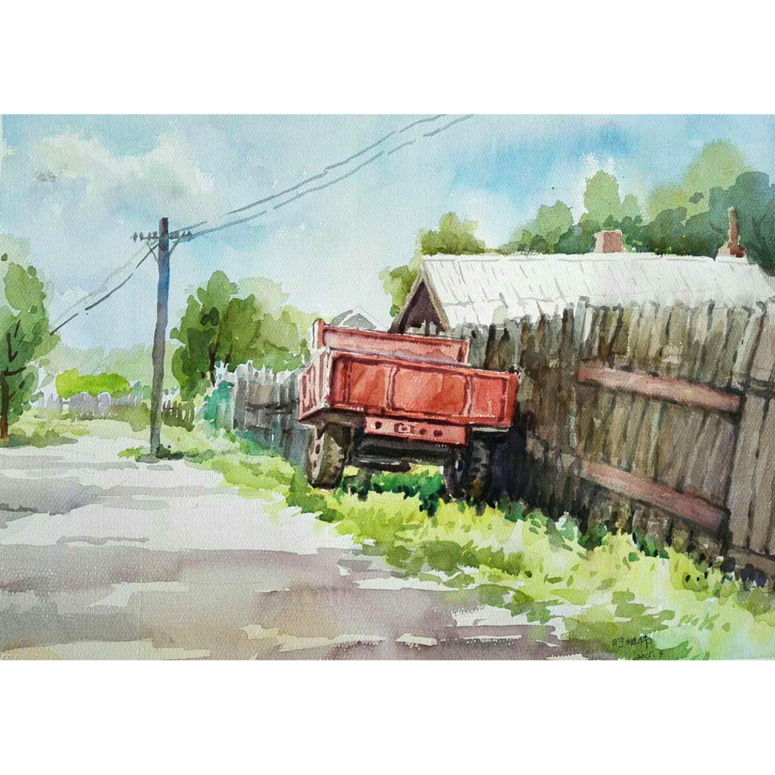 时继伟油画作品《【初春系列06】作者时继伟》