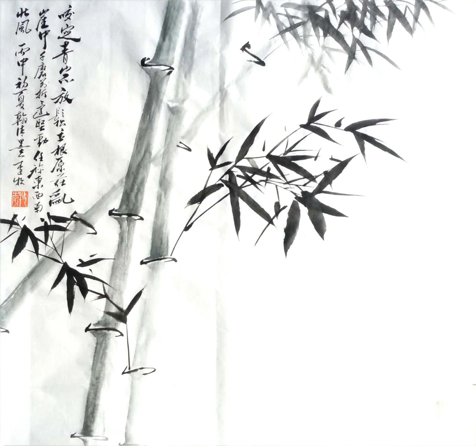 李牧国画作品《【节节升】作者李牧》【图0】