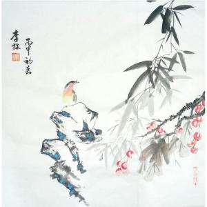李牧国画作品《【凝神】作者李牧》价格240.00元