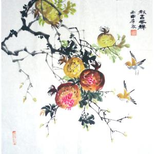 艺术品图片：艺术家李牧国画作品名称《【秋吉冬祥】作者李牧》价格240.00 元