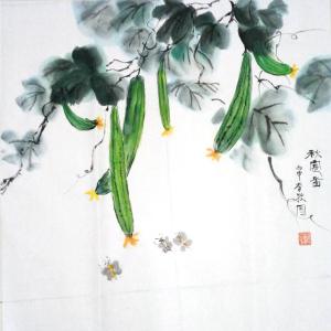 李牧国画作品《【秋收图】作者李牧》价格240.00元