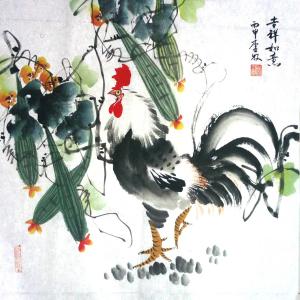李牧国画作品《【吉祥如意】作者李牧》价格240.00元