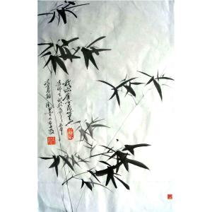 李牧国画作品《【墨竹】作者李牧》价格200.00元