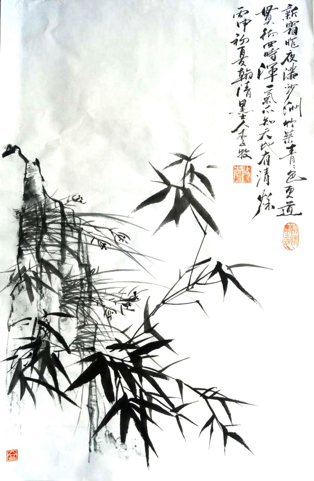 李牧国画作品《【绝处逢生】作者李牧》【图0】