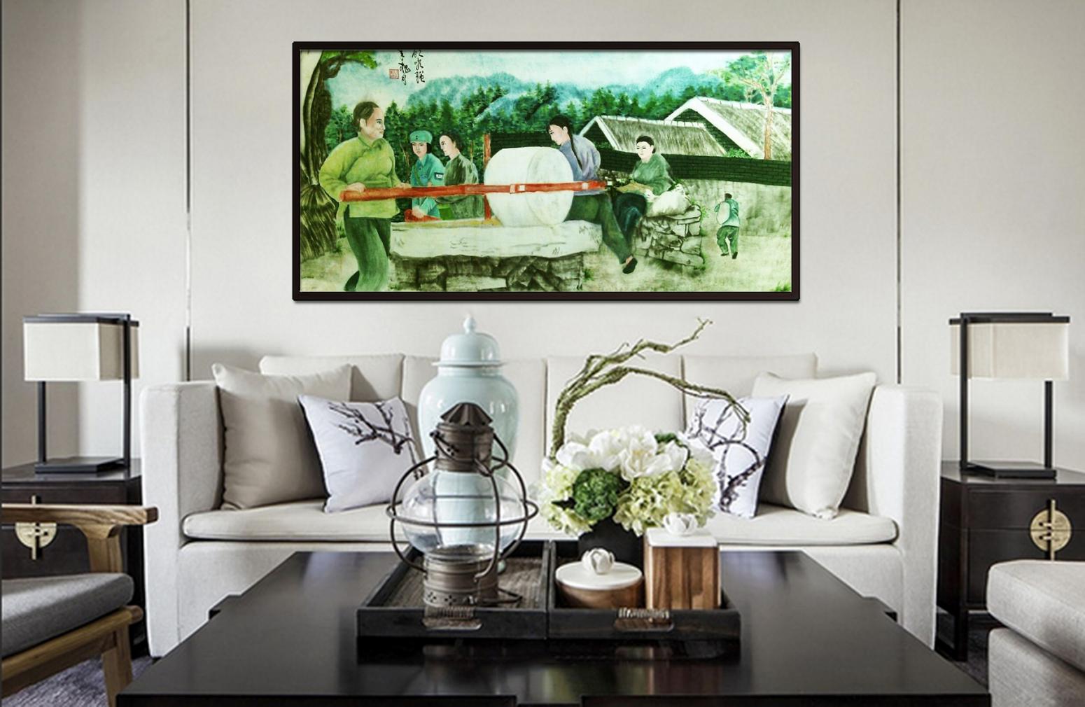 顾顺强国画作品《【推磨】作者顾顺强》【图2】