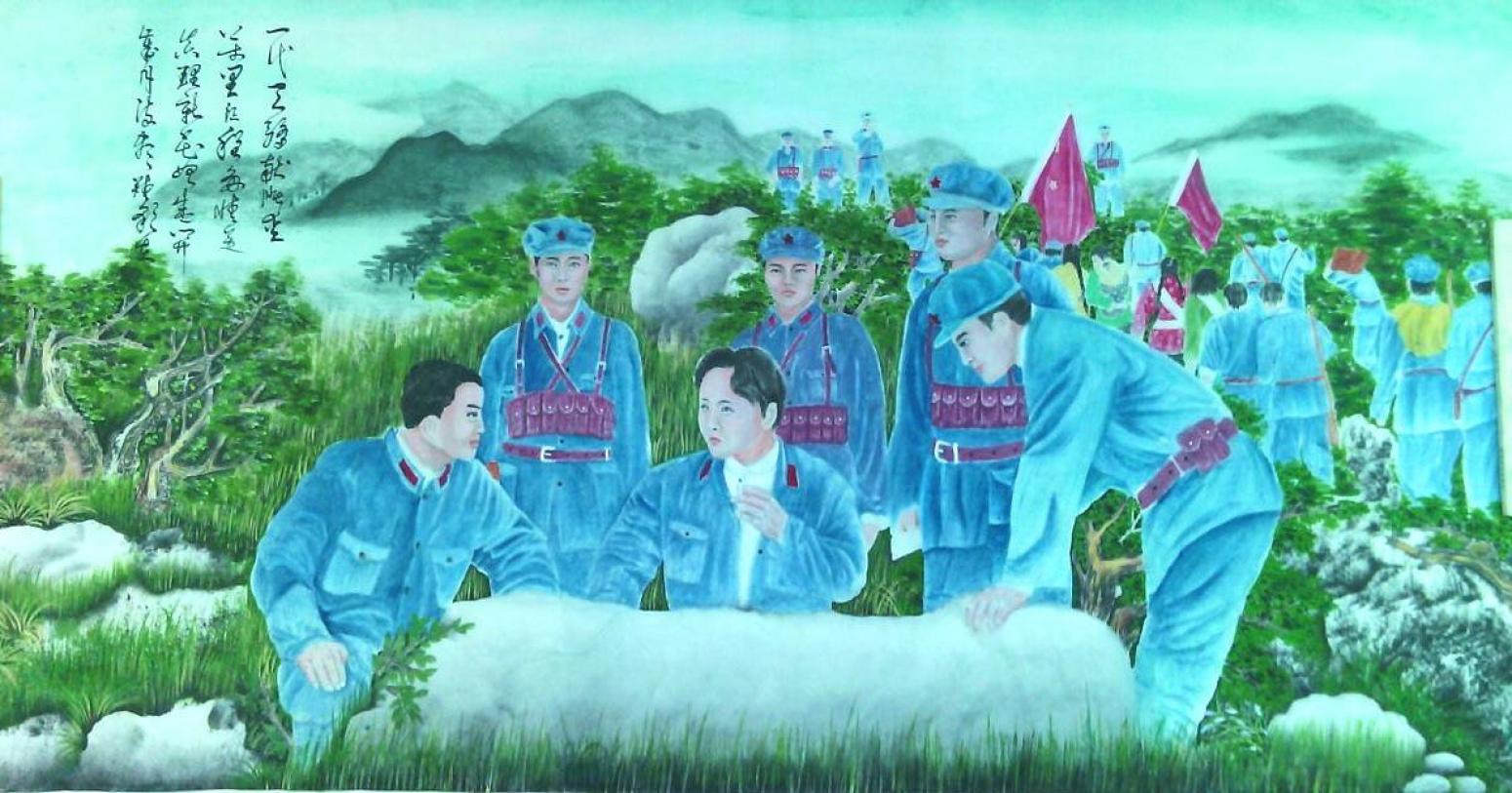 顾顺强国画作品《【军人】作者顾顺强》【图0】