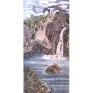 顾顺强国画作品《【坐山观水】作者顾顺强》价格2400.00元