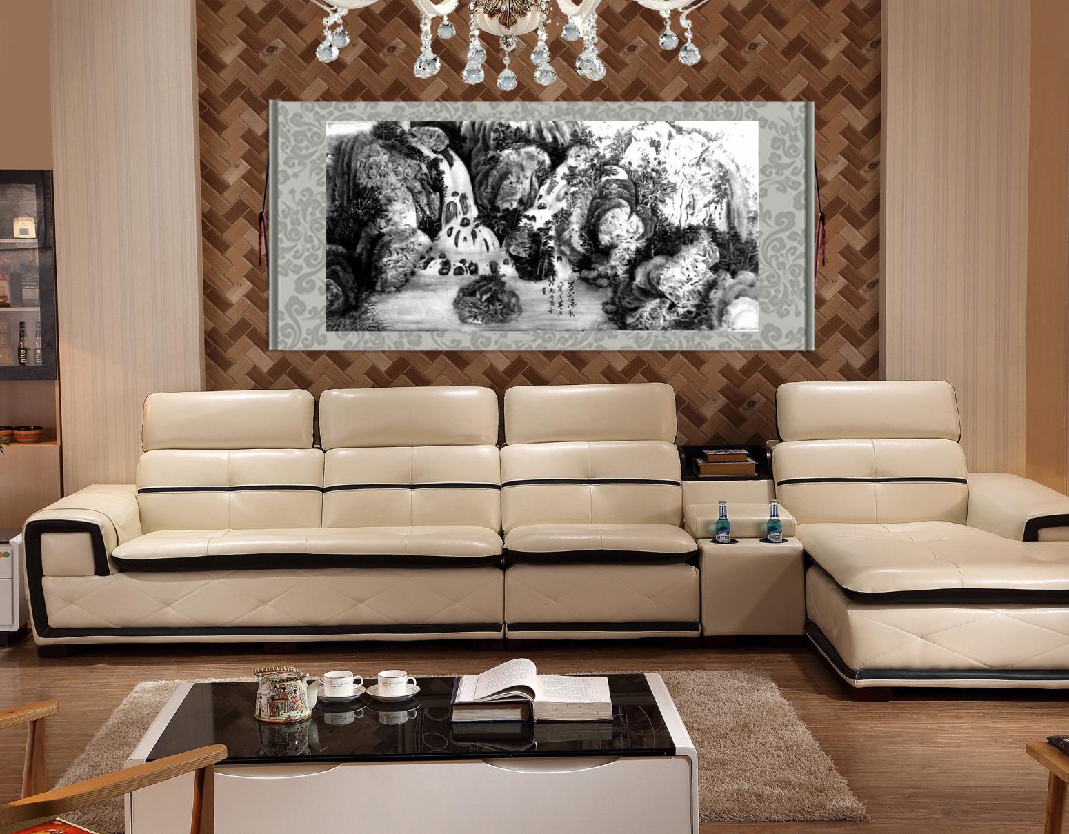 顾顺强国画作品《【高山流水1】作者顾顺强》【图2】