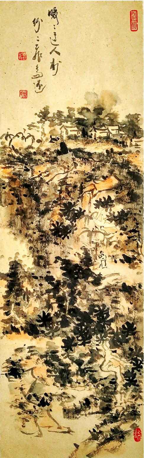 周现宏国画作品《【仿古小条幅】作者周现宏》【图0】