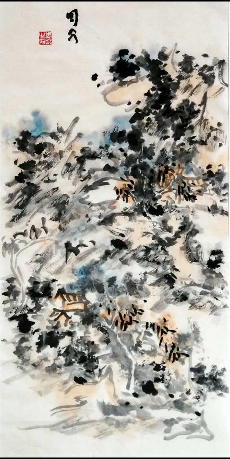 周现宏国画作品《【谜 系列一】作者周现宏》【图0】