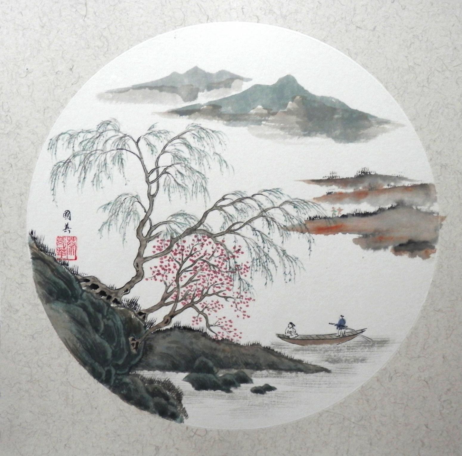 蔡国英国画作品《【水墨山水】作者蔡国英》【图0】