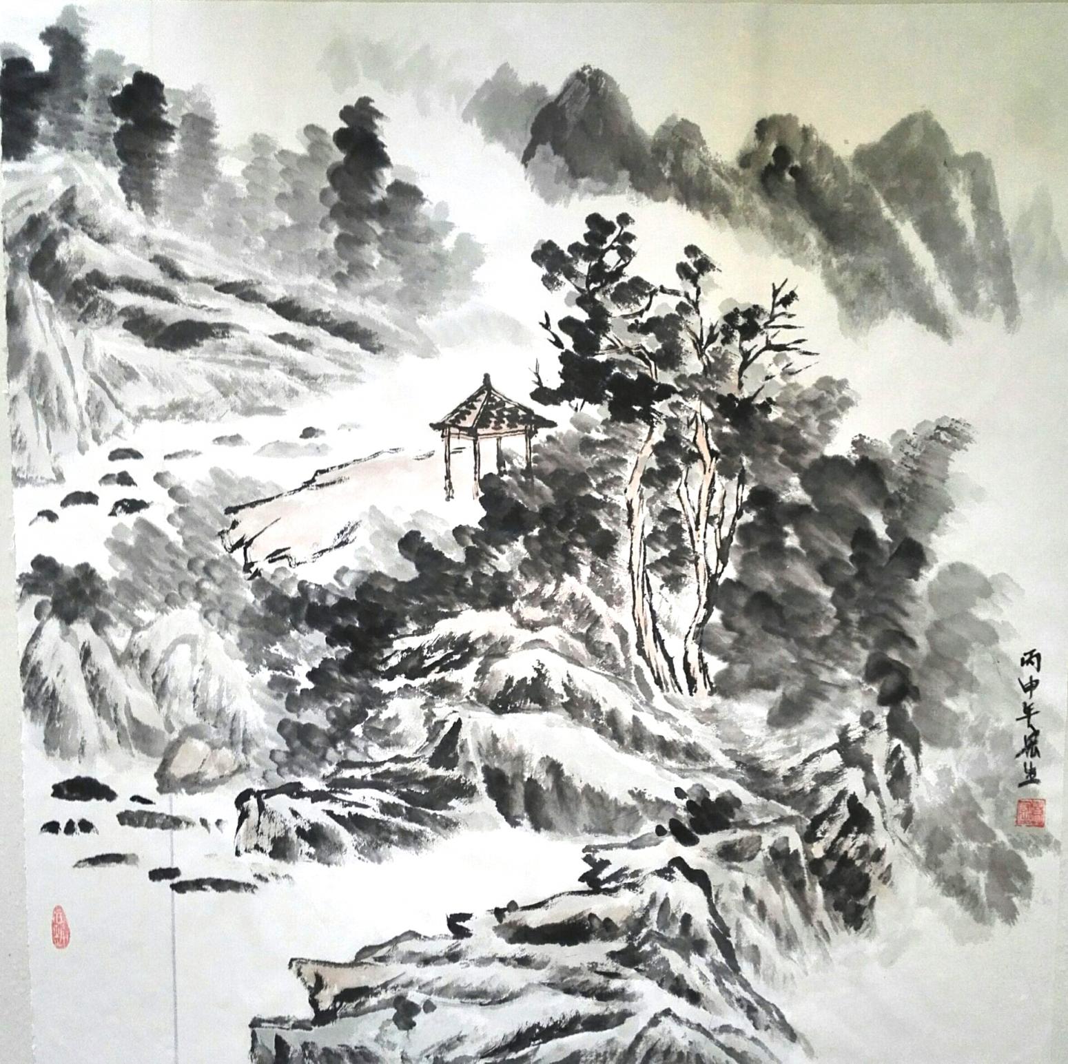 莫宏生国画作品《【雾都】作者莫宏生》【图0】