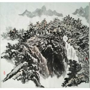 艺术品图片：艺术家莫宏生国画作品名称《【云山】作者莫宏生》价格1440.00 元