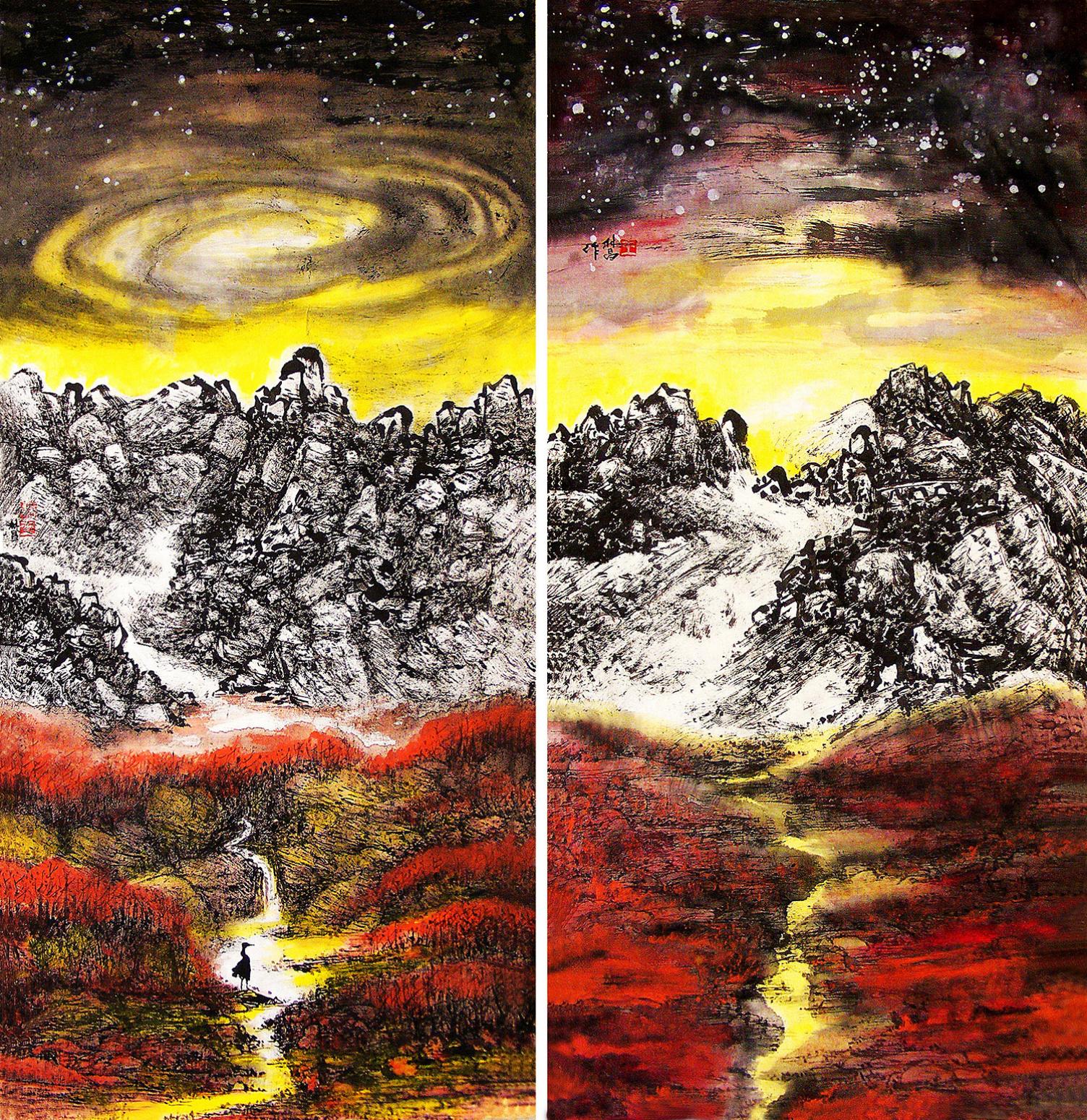 王林昌国画作品《【万物生】作者王林昌》【图0】