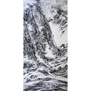 艺术品图片：艺术家王林昌国画作品名称《【珠峰雪域】作者王林昌》价格33600.00 元