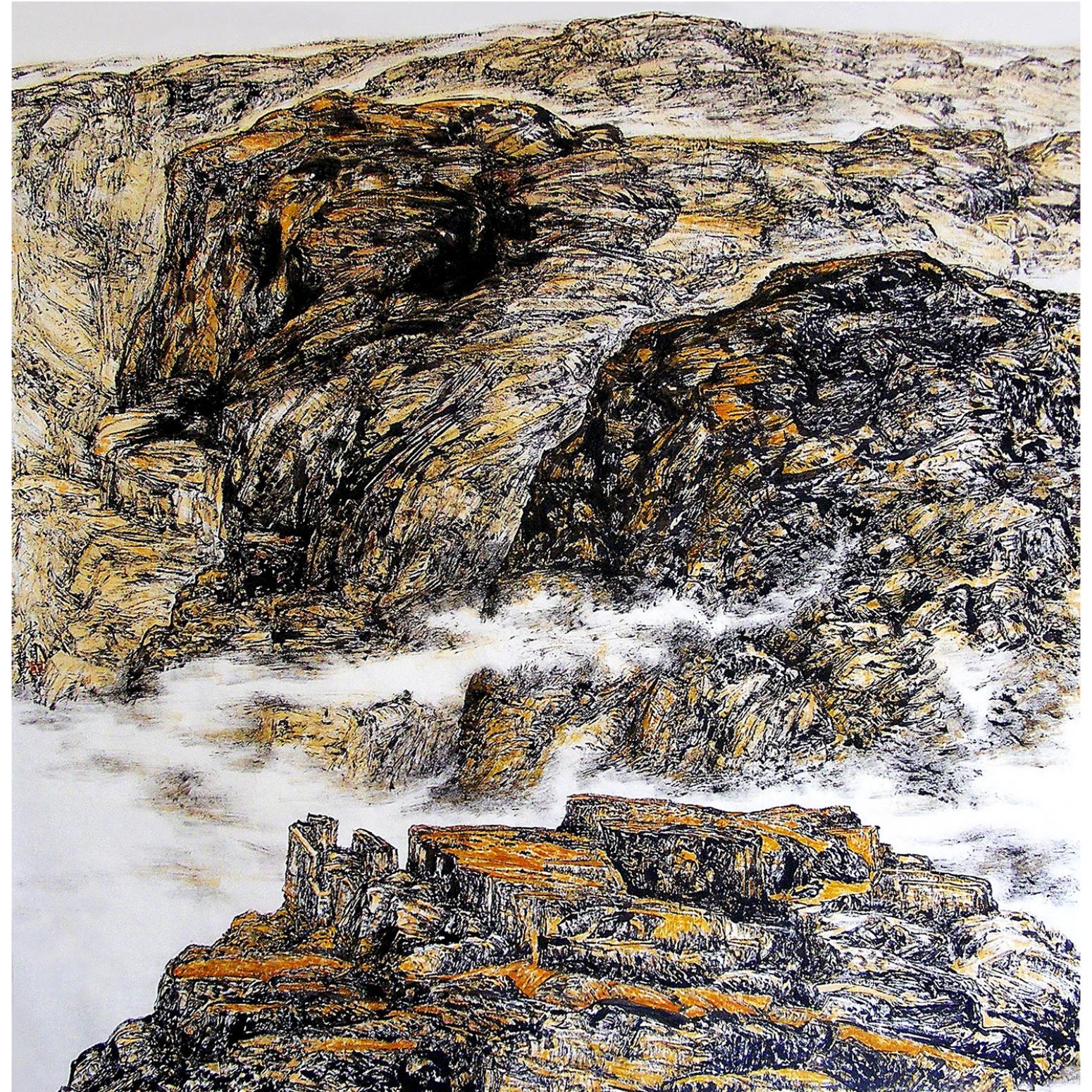 王林昌国画作品《【岁月】作者王林昌》