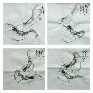 胡小炜（润德）国画作品《【吉祥如意】作者胡小炜》价格4800.00元