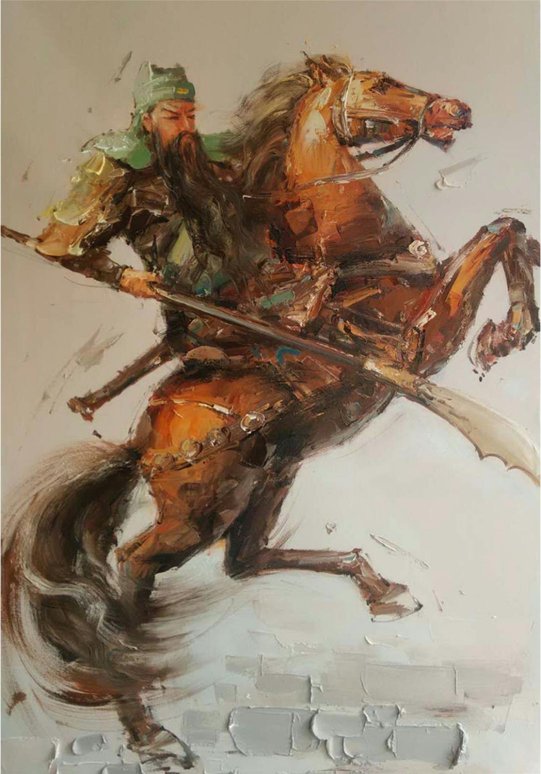 卢锦华油画作品《【英勇】作者卢锦华》【图0】