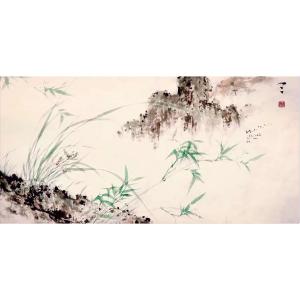 艺术品图片：艺术家周牧天国画作品名称《【雾山袅绕】作者周牧天》价格3360.00 元