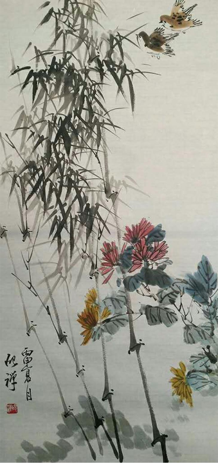 张清永国画作品《【高下立见】作者张清永》【图0】