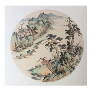 艺术品图片：艺术家闻超国画作品名称《【山水1】作者闻超》价格1200.00 元