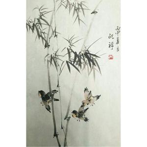 艺术品图片：艺术家张清永国画作品名称《【夏竹】作者张清永》价格258.00 元