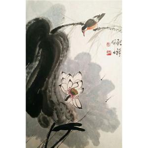 张清永国画作品《【墨莲】作者张清永》价格258.00元