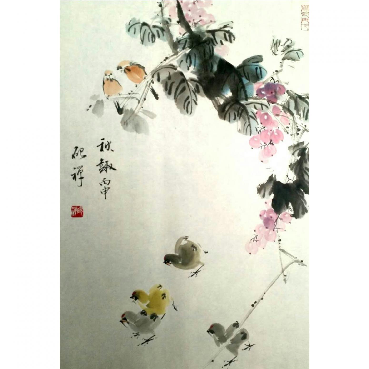 张清永国画作品《【秋趣二】作者张清永》