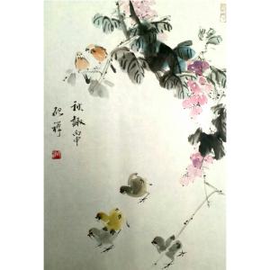 张清永国画作品《【秋趣二】作者张清永》价格258.00元