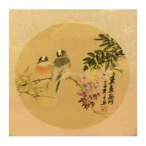 李崇山国画作品《【紫气迎门】作者李崇山》价格1440.00元